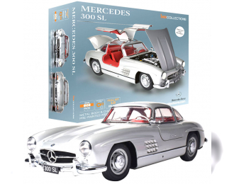 Сборная модель MERCEDES-BENZ 300 SL Gullwing KIT with 602 parts, silver