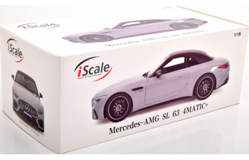 MERCEDES-BENZ AMG SL 63 4Matic+ (R232) with removable Softtop, grey