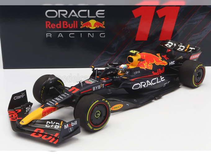 RED BULL F1 Rb18 Team Oracle Red Bull Racing №11 Pole Position Saudi Arabia Gp (2022) Sergio Perez, Matt Blue Yellow Red