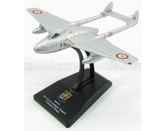 MACCHI Dh100 De Havilland Cacciabombardiere Vampire 6th Stormo 6th Gruppo Military Airplane 1946 9cm X 11.5cm, Silver