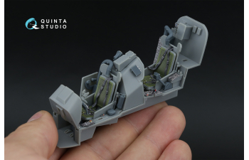 3D Декаль интерьера кабины AH-1W (Trumpeter) (с 3D-печатными деталями)