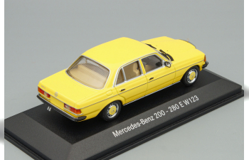 MERCEDES-BENZ 200-280E W123 (1976), limo yellow