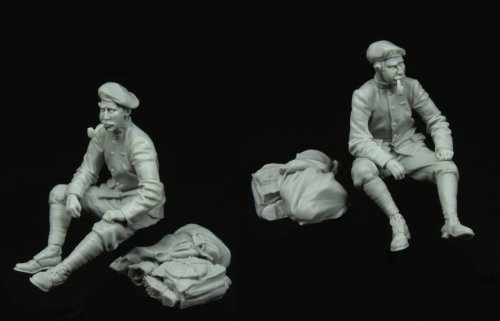 Сборная модель Фигура Французский танкист, ПМВ