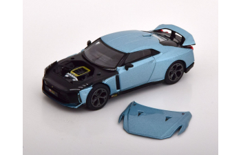 NISSAN GT-R50 by Italdesign, turquoise-blue metallic