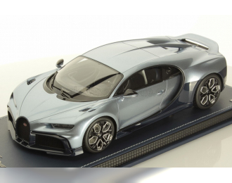 BUGATTI Chiron Profilee (2023), Argent Atlantique - Blue Royale Carbon