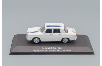 RENAULT R8 Gordini Equipe De France De Ski Jo 1968, White