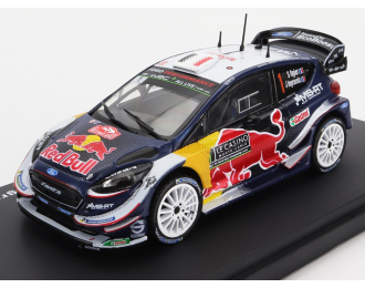 FORD Fiesta Wrc Red Bull N 1 Winner Rally Montecarlo S.Ogier - J.Ingrassia (2018), Blue Yellow Red