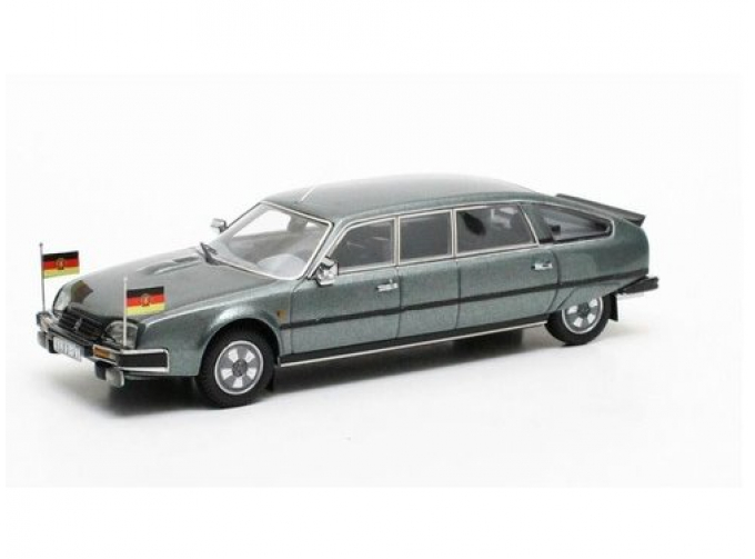 CITROEN CX Nilsson Limousine DDR (Ген.Секретаря Эрика Хонеккера) 1985 с флагом, silver