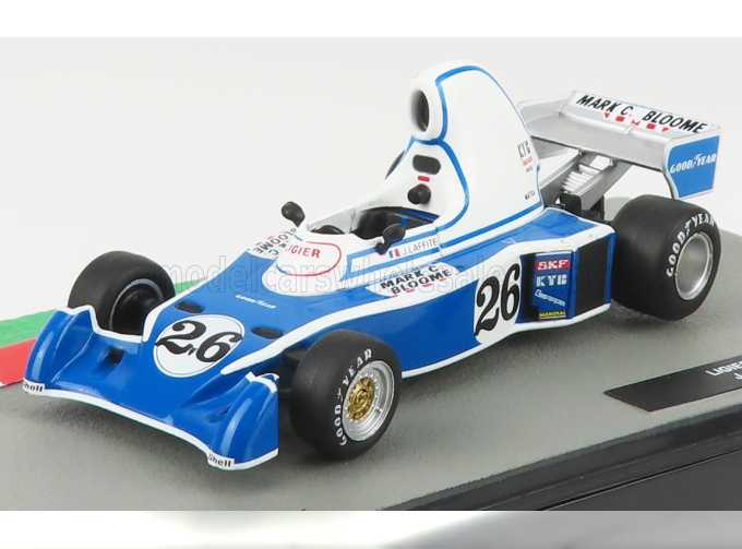 LIGIER F1 Js5 N 26 Season (1976) Jacques Laffite, Light Blue White