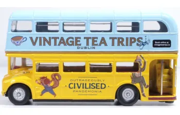 AEC Routemaster, Vintage Tea Tours, yellow/white