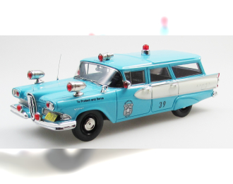 EDSEL Villager police (1958), blue/white