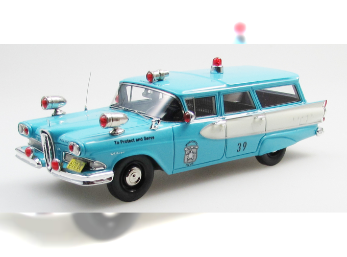 EDSEL Villager police (1958), blue/white