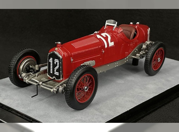 ALFA ROMEO P3 Tipo B Scuderia Ferrari Winner French GP Driver Tazio Nuvolari (1932)