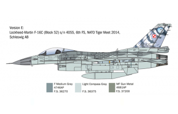 Сборная модель F-16C FIGHTING FALCON