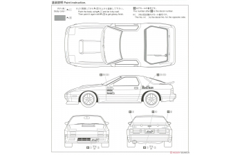 Сборная модель Mazda RX-7 FD3S Takashi Ryosuke (Vol.5 Akina Battle)