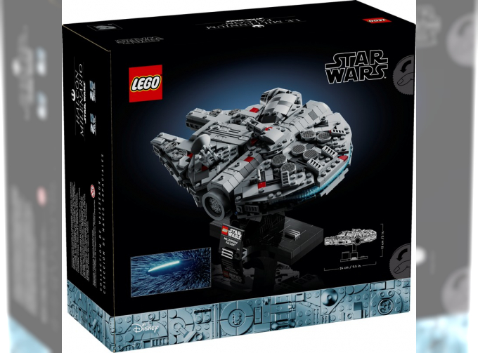 STAR WARS Lego - Astronave Star Wars Millennium Falcon - 921 Pezzi - 921 Pieces, Grey