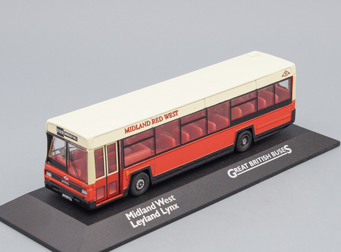 автобус LEYLAND Lynx "Midland West" 1986 Beige/Red