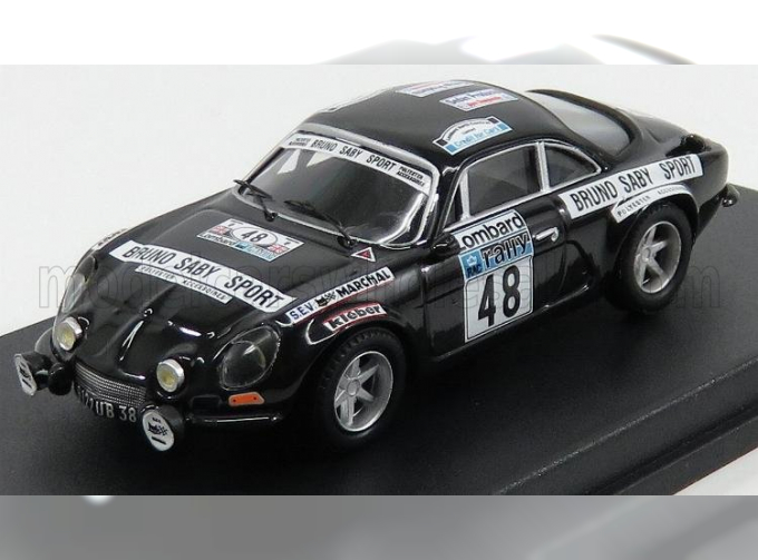 RENAULT A110 Alpine Coupe №48 Rally Rac (1978) B.Saby - M.Guegan, Black