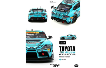 TOYOTA GR Supra GT4 EVO 2 #69 A.Mcintosh/P.Thompson *Resin series* (2025), blue