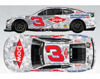 Chevrolet #3 Austin Dillon *Dow Salutes Veterans* grey/red 2025