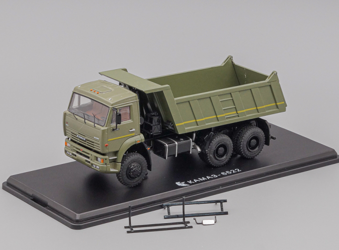 (Б/У) КАМАЗ 6522 6х6 самосвал, хаки