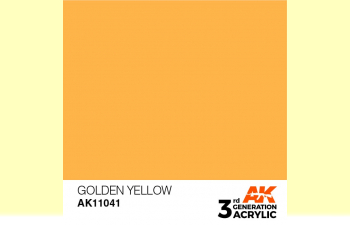 Краска акриловая 3rd Generation Golden Yellow 17ml