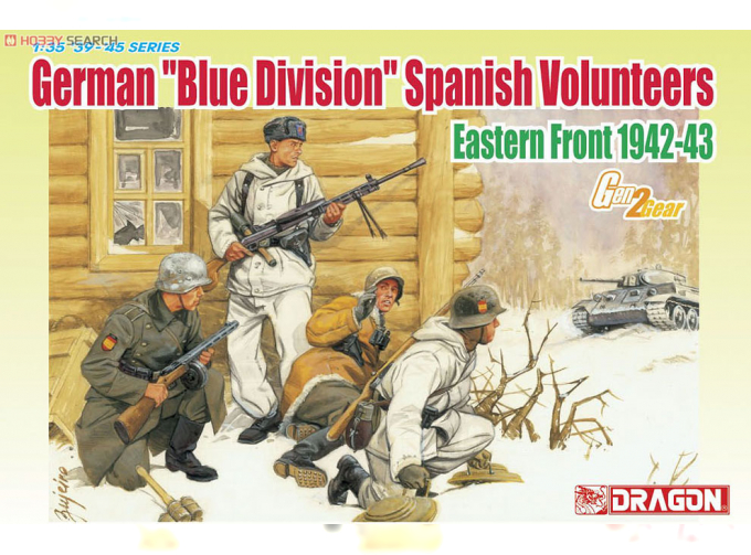 Сборная модель GERMAN 'BLUE DIVISION' SPANISH VOLUNTEERS, EASTERN FRONT 1942-43