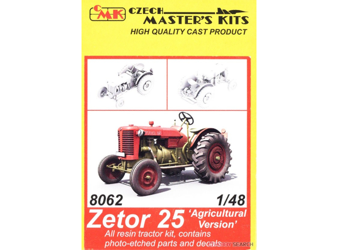 Сборная модель Zetor 25 Agricultural Version