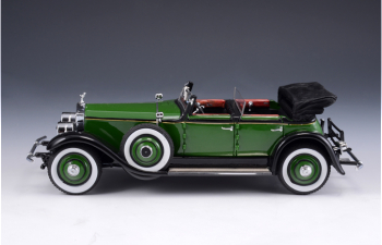 ROLLS ROYCE Springfield Phantom I Marlene Dietrich Hibbard & Darrin Cabriolet (открытый) 1930 Green