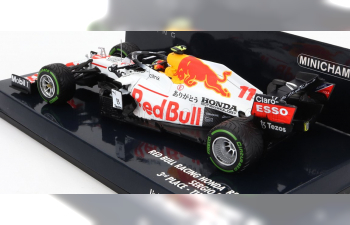 RED BULL F1 Rb16b Honda Ra620h Team Aston Martin N 11 3rd Turkish Gp 2021 Sergio Perez, White Red