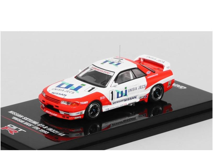 NISSAN Skyline GTR R32 No.1 Unisia Jecs JTC M.Hasemi / H. Fukuyama (1993), red/white