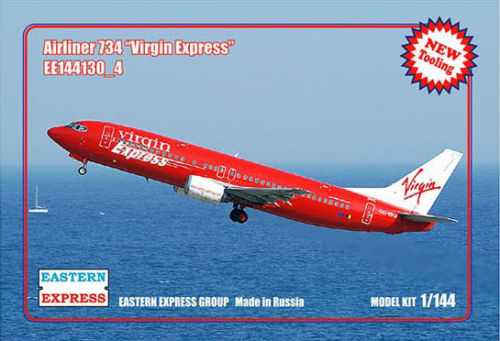 Сборная модель Авиалайнер 737-400 Virgin Express