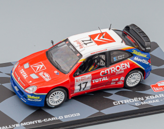 CITROEN Xsara Wrc N 17 Rally Montecarlo 2003 C.mcrae - D.ringer, Red White