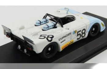 PORSCHE Flunder N 58 24h Le Mans 1972 Roser - Stuppacher, White Light Blue