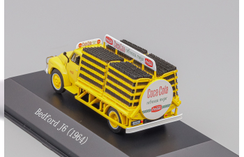 BEDFORD J6 Truck With Bottle Coca-cola 1964, yellow