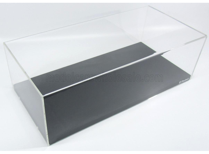 VETRINA DISPLAY BOX Base In Velluto - Lungh.lenght Cm 64.7 X Largh.width Cm 31.0 X Alt.height Cm 20.3 (altezza Interna Interior Height Cm 17.7), Plastic Display