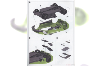 Сборная модель Lamborghini Murcielago LIMITED 20 Ver.2