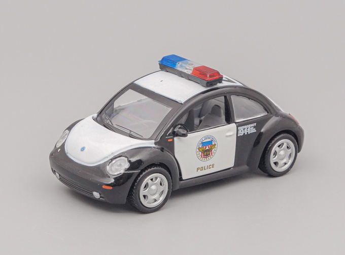 (Уценка!) VOLKSWAGEN Beetle Police Department USA, black / white