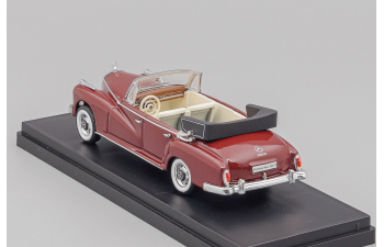 MERCEDES-BENZ 300D Cabriolet (1958), dark red