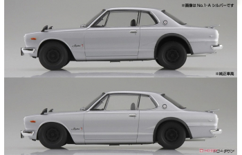 Сборная модель Nissan Skyline 2000GT-R 1970 (White)