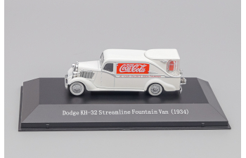 DODGE Kh-32 Streamline Van Fountain Coca-cola 1934, white