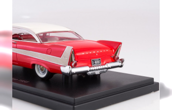 PLYMOUTH Fury Hardtop 1958 Red / White