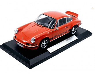 PORSCHE 911 RS 2.7 Carrera (1973), orange with black decor