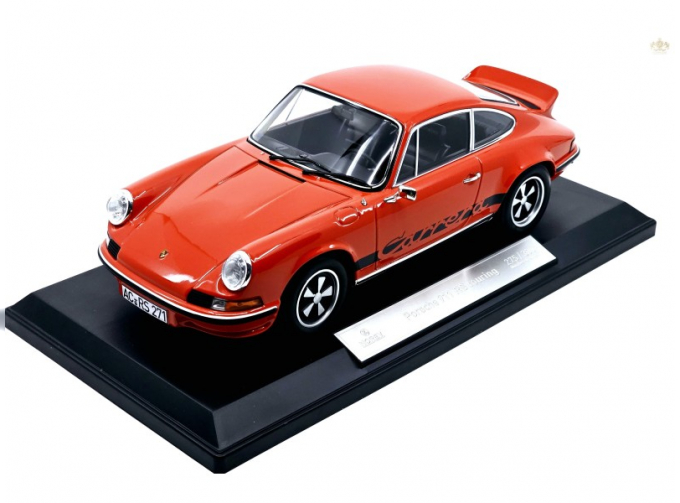 PORSCHE 911 RS 2.7 Carrera (1973), orange with black decor