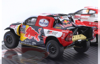 Набор из трёх моделей TOYOTA GR Yaris Rally1 Hybrid #69 / TOYOTA GR010 Hybrid #8 / TOYOTA GR DKR Hilux T1+ #200 (2023)