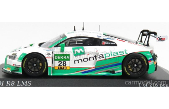 AUDI R8 LMS Ultra Team Montaplast Motorsport №28 ADAC GT Masters Haase-Ortelli (2016)