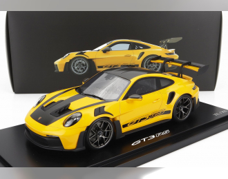 PORSCHE 911 992 Gt3 Rs Coupe (2022) - Con Vetrina - With Showcase, Yellow Black