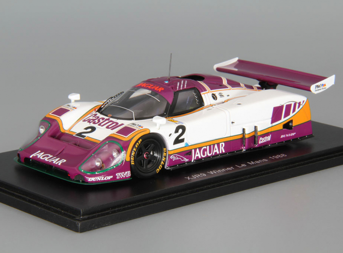 JAGUAR XJR9 #2 J. Lammers - A. Wallace - J. Dumfries Winner LM (1988), white / purple