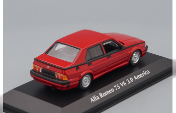 ALFA ROMEO 75 V6 America (1987), red