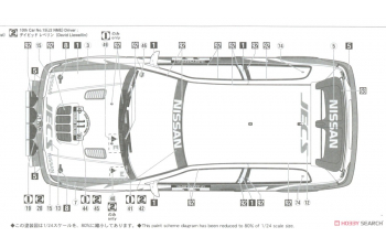 Сборная модель NISSAN PULSAR GTI-R (RNN14) "1991 1000 LAKES RALLY" (Limited Edition)